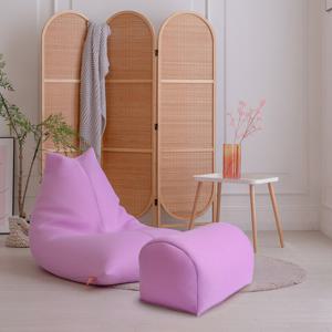 보니타빈백 [비밀특가] 대형 파우치 P202 에어매쉬 소파 [빈백+풋스툴세트]