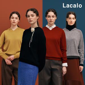 [Lacalo] 라칼로 25FW 메리노울100 홀가먼트 후드 풀오버 1종