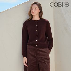 고비(GOBI) 캐시미어 이중직 포켓 가디건
