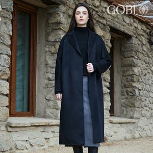 고비(GOBI) 캐시미어 100 벨티트 롱코트