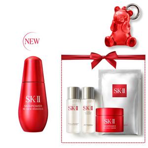 sk2 에스케이투 (12딜) NEW 스킨파워 리뉴 에센스 50ml 세트 +매직베어키링증정