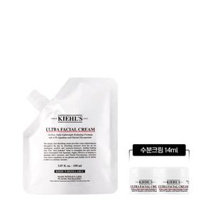 [12] 키엘 수분크림 리필파우치 150ml 세트 (+수분크림 14ml 증정)