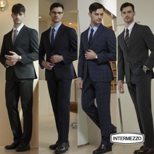 인터메조 25FW 워셔블+테일러드 수트 2벌 세트