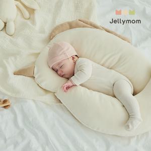 [젤리맘] 유니콘 옆잠베개 오가닉(솜포함) / 아기 짱구베개 옆으로베개