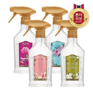 아우라 섬유탈취제 400mL × 3개
