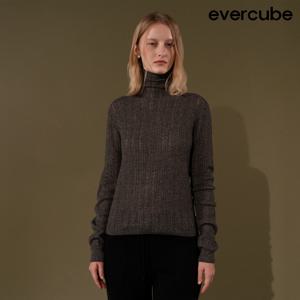 [런칭가169000원]에바큐브 25FW 캐시미어 블렌디드 글리터링 스카시 풀오버