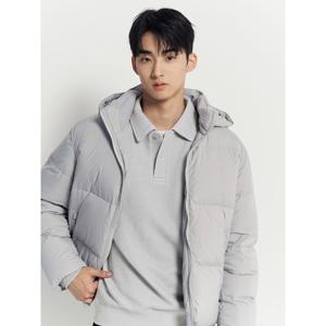 [빈폴] 베이직 구스 다운  라이트 그레이 (BC4X38O052)