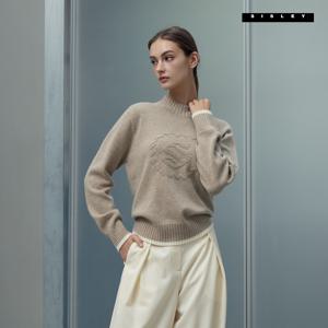 [런칭가 149000원] [SISLEY] 시슬리 울캐시블렌디드 모크넥 니트