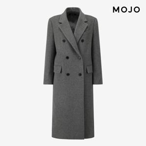 [모조에스핀] 캐시미어 혼방 더블 롱코트 J254XSG027