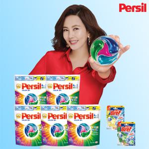 뉴 퍼실 디스크 컬러 (일반&드럼겸용) 26개입 5팩 + 브레프 2개