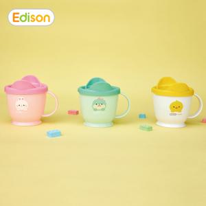 에디슨 프렌즈 처음배우는 스텐 한손컵 1+1 (공룡/흰토끼/오리)