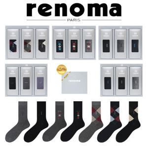 ♥3족세트+쇼핑백♥레노마 남여 양말 3족 명절 선물세트