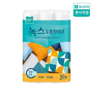 모나리자 도톰한데코 3겹 30M 30롤 화장지 1팩