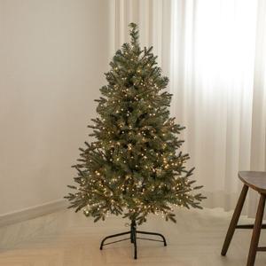 크리스마스 트리 나무 무장식 고급 그레이 120cm (우산식) 전나무 PE PVC 매장 소품 데코 꾸미기 만들기