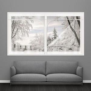 방풍비닐 창문용 특대형(300x165cm)/창문바람막이커튼 (W0C0006)