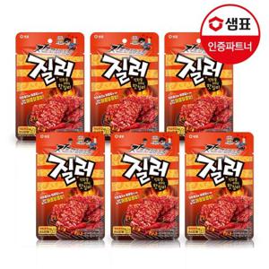 [질러] 직화풍비비큐 핫칠리 30g x6봉 /술안주/간식/매운맛