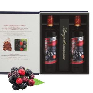 [베리웰] 고창 선운산농협 복분자 진액 선물세트 (700ml x 2병)