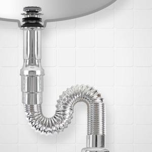 자동팝업아이트랩일체형/세면대 배수관 트랩 부속품 (W903F0F)