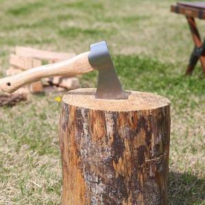 [캔버라]불멍 장작용 탄소강 손도끼 캠핑 장작 도끼 커버포함