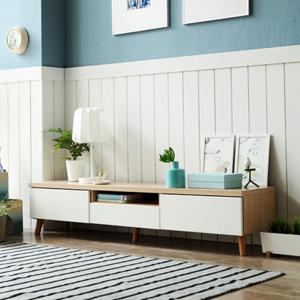 [보루네오 하우스] 아르메 레스트 1800 2단 거실장세트