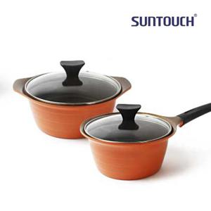 썬터치 리빙온 오레오 인덕션 냄비 2종(18편수+20양수)