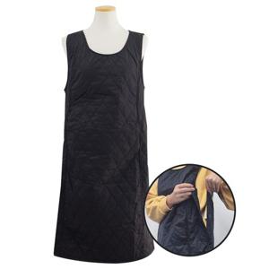 이솔홈 누빔 롱 원피스 겨울 앞치마