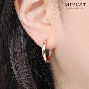 [미니아트] 14KGF 링링_L 골드필드핀 원터치 링 금 침 귀걸이