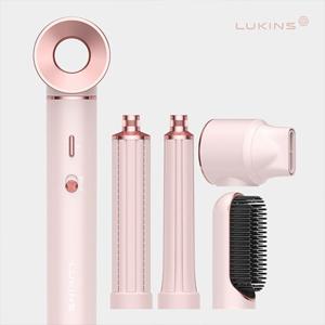 루킨스 헤어랩 헤어스타일러 핑크 7종 풀패키지