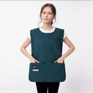 카페앞치마 오르모 조끼 앞치마 다크그린 카페 어린이집 미용실 미용앞치마 HWFGID9P