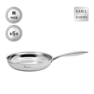 한일 몬트렉스 후라이팬 28cm 통5중 무연마제 스텐팬