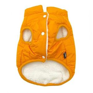 강아지 패딩조끼 오렌지 1P 반려견 겨울 보온 자켓 (WD37F38)