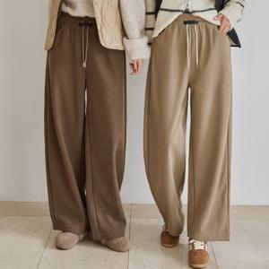 이유있는 온기 기모 골덴 와이드팬츠