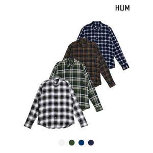 [흄]유니)플란넬 트윌 체크 셔츠(FHNFCSL713P)