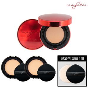 (메이시크) 아미노 링클 커버 쿠션 본품 1 + 리필 2 + 퍼프 1(21호)