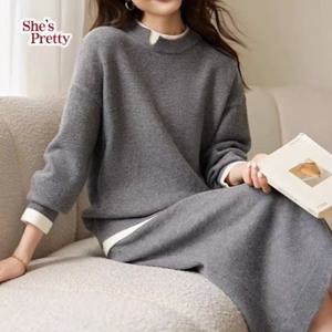 [쉬즈프리티] 제니퍼센스잇니트투피스_여성원피스