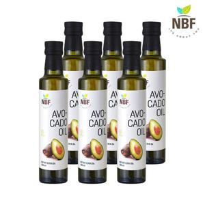 엑스트라버진 아보카도 오일 260ml x 6병 구성 / 비정제 /냉압착오일