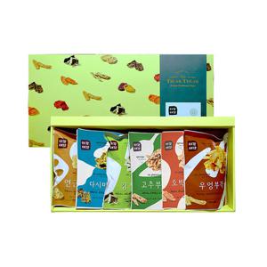 [티각태각] 맛있는 속초명물부각6종 선물세트 60gx6봉