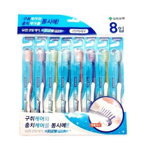 유한덴탈케어 이코노칫솔8개입