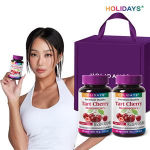 [홀리데이즈] 몽모랑시 타트체리 120정 2병 선물세트 (8개월분)