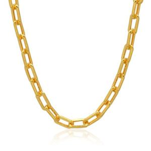 [골드모아] 여자 순금 목걸이 18.75g [심플 클립] 체인 디자인