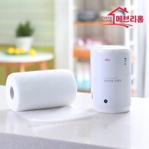 [에브리홈] 더 넓고 두꺼워 거품 잘나는 뜯어 쓰는 일회용 수세미 4개 (21cm x 30cm x 70g/㎡ x 50매 )