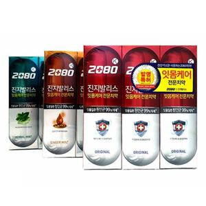 쿨샵 애경 2080 진지발리스 치약 3입 잇몸기능치약 (W9C4744)