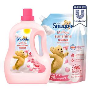 [무료배송] 스너글 섬유유연제 초고농축 햇빛건조 4.6 (2L+2.6L)