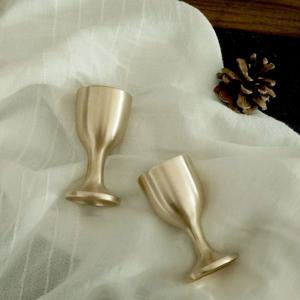 명성유기 빼갈잔 미니와인잔 방짜유기 양주잔