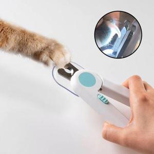 강아지용품 LED 강아지발톱깎이 그라인더 고양이 안심 손톱깎이