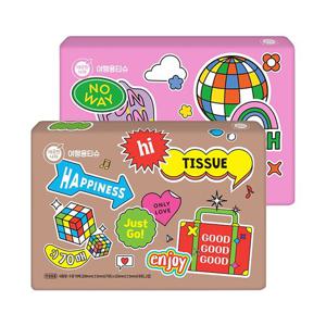 깨끗한나라 여행용 티슈 70매 x20개 휴대용티슈