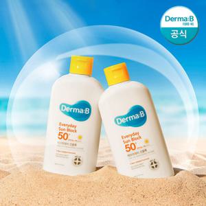 [10%할인+10%적립]더마비 애브리데이 대용량 선블록 200ml 1+1(+워시30ml)