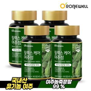 [로니웰] 릴렉스케어 여주정 90정 x 4개 (총 12개월분)