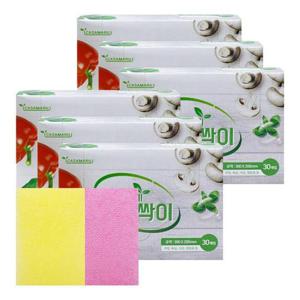 까사마루 요술 수세미 싹싹이 30매X6박스/일회용수세미 주방수세미 설거지