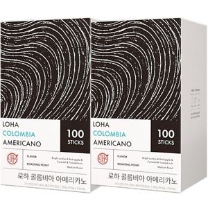 [로하] 콜롬비아 아메리카노 스틱커피 100T x 2개